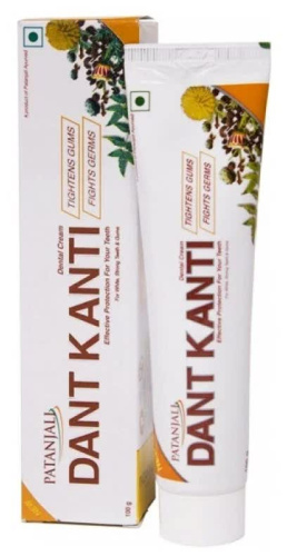 Зубная паста "Дэнт Канти Hатуральная" (Dant Kanti Natural Toothpaste) 100 г, Patanjali фото 2